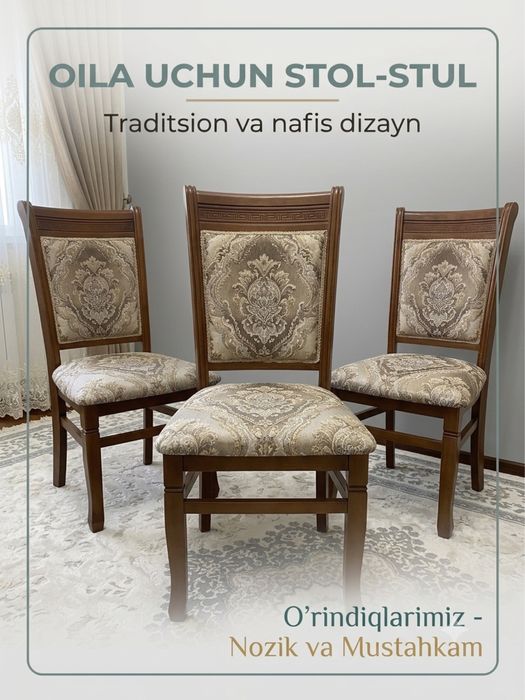 Mehmon hina uchun stol va stul