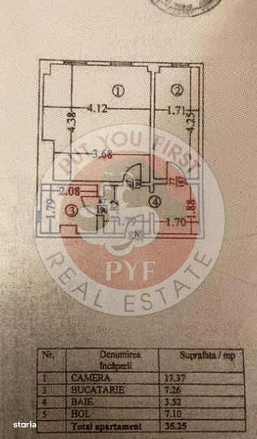 Marriott | Garsoniera | decomandata | 36 mp | B5663