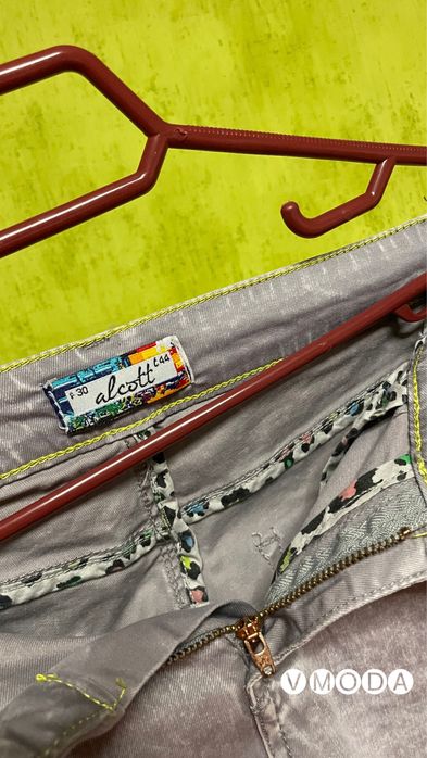 V.MODA Сиви skinny hight waist дънки