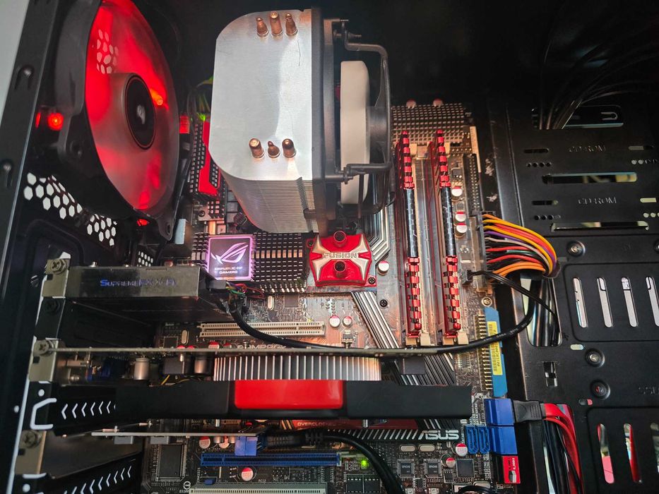 PC ROG Retro Gaming ASUS Rampage Extreme X48 LGA 775 + Q9550 + GTX 650