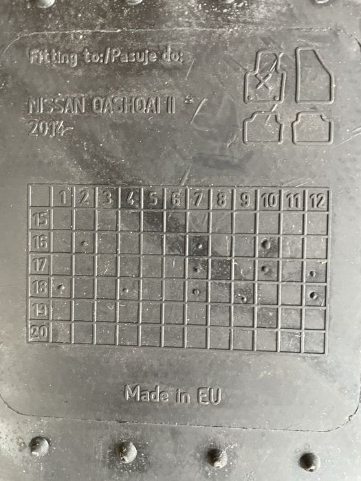 Covorase presuri cauciuc Nissan Qashqai