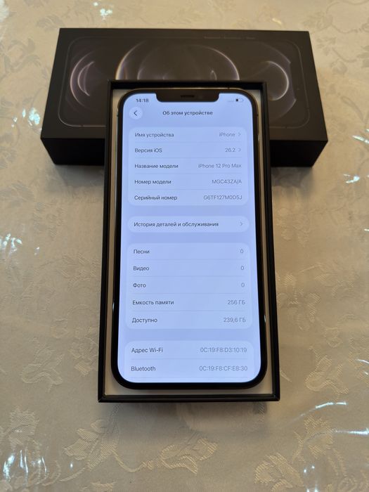 iPhone 12 Pro Max 256GB Graphite