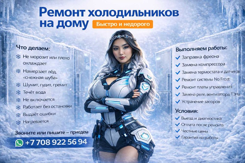 Ремонт морозилок и холодильников