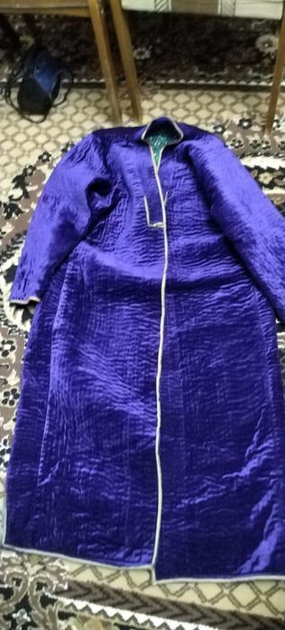 новый чапан синего цвета