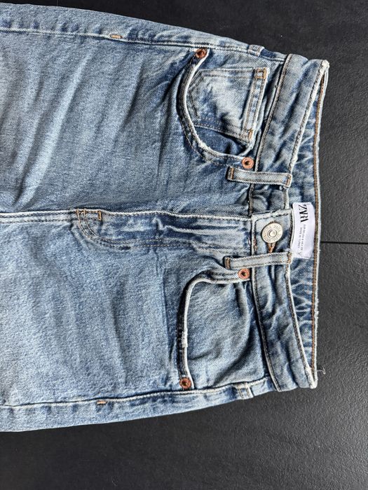 Светли дънки Zara - slim fit