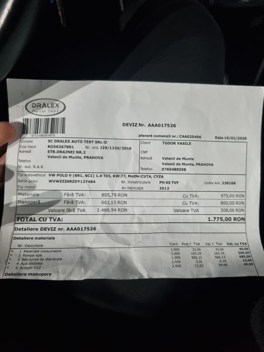 Vw Polo 1.2 tdi, 6R