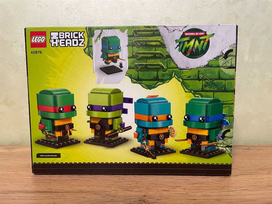 LEGO BrickHeadz 40878: Фигурки Черепашек-ниндзя (TMNT)