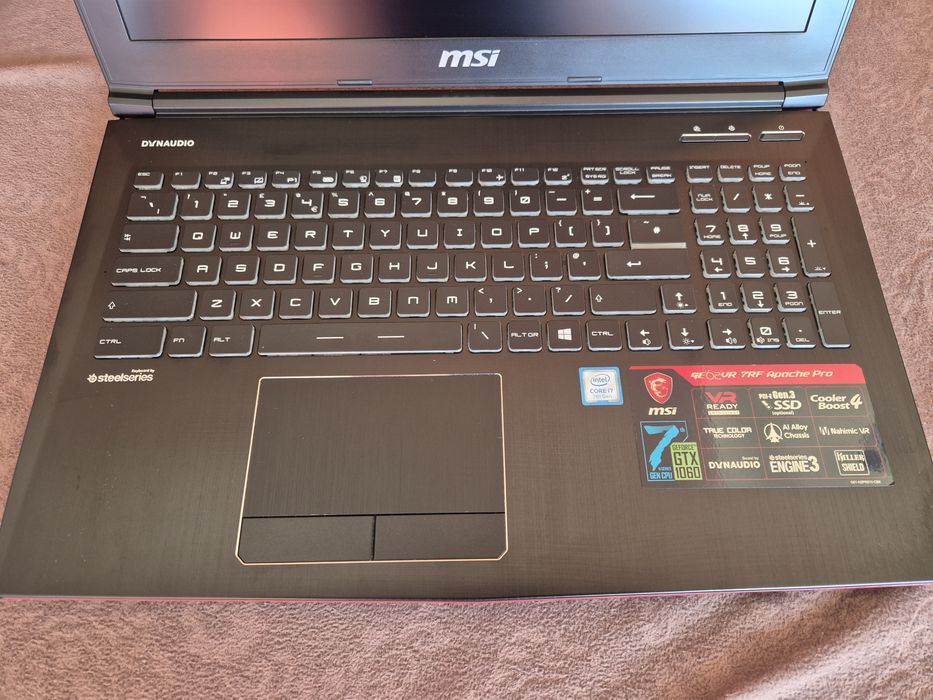 Гейм лаптоп MSI RE62VR 7RF Apache Pro