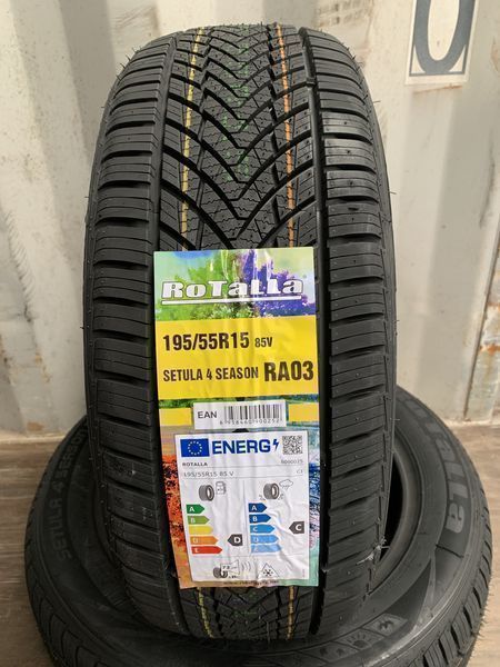 Нови всесезонни гуми ROTALLA SETULA 4 SEASON 195/55R15 85V НОВ DOT