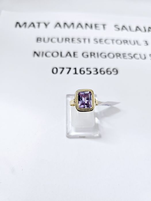 Vand inel dama din aur 14 k 3.72 g cod 746
