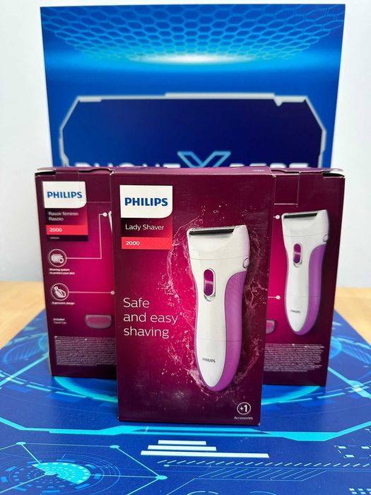 Aparat de ras Philips Lady Shaver 2000 – Compact si rezistent la apa