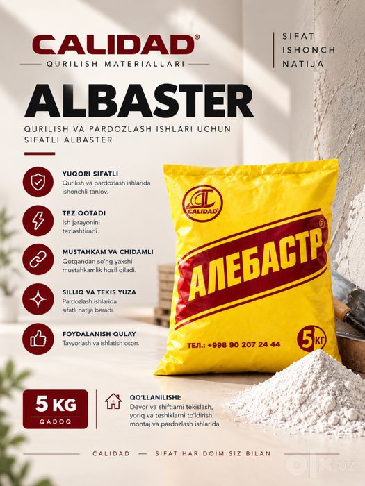 ALBASTER 5 kg ..