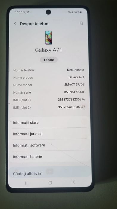 Samsung Galaxi A 71