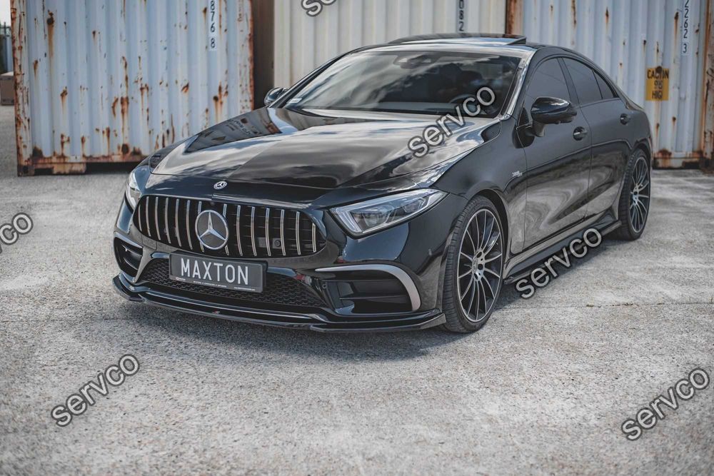 Prelungire bara fata Mercedes CLS C257 AMG-Line 2018- v3 Maxton Design