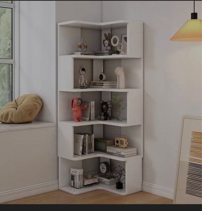 Полка для книг уголок