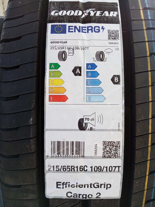 Нови летни бусови гуми 215/65R16C Goodyear EGrip Cargo 2 109T DOT2025