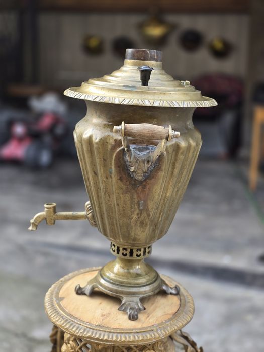 Самовар на дровах .