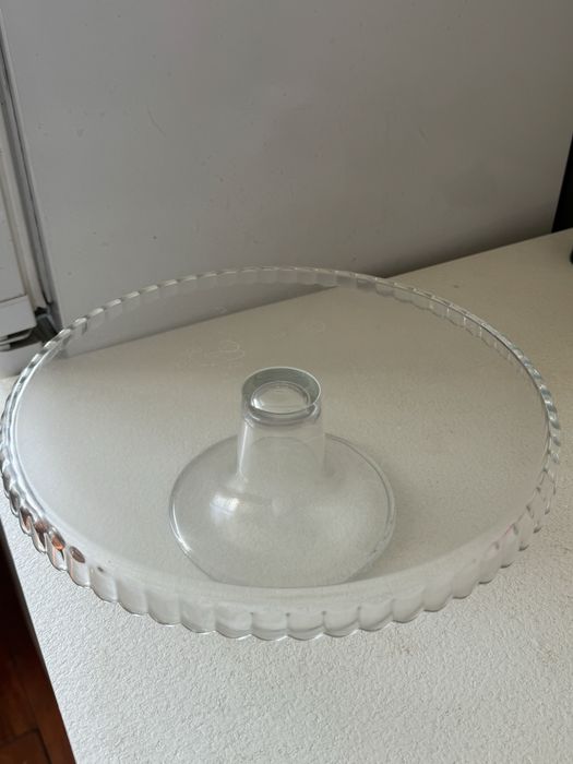 Тортница стеклянная