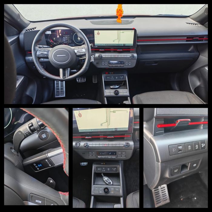 Hyndai Kona Nline 2025 automat 1.6 benzina avariat