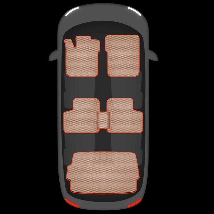 Covorase Auto Eva - Model Dedicat - Potrivire perfecta- set complet