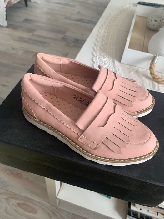 Розови пантофи с ресни Next за момиче