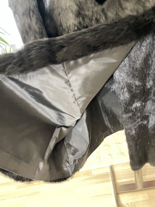 Haina lunga din blana naturala de iepure marime S/M