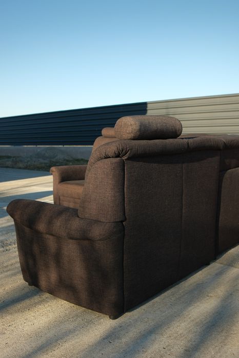 Colțar cu spătare reglabile - Material textil