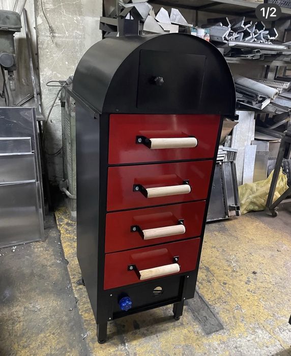 Пещ за печене на картофи газ и ток