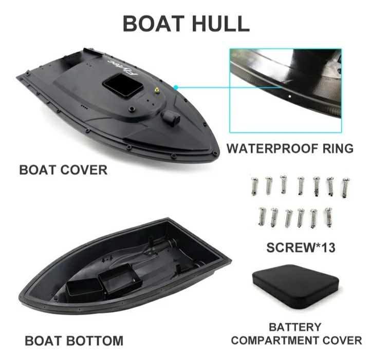 Промо!!!Лодка за риба 500м  захранка и стръв (дистанционно управление)