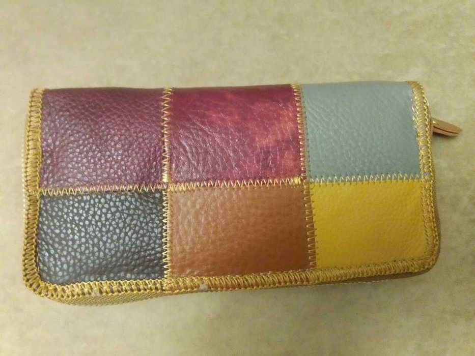 Портмоне естествена кожа