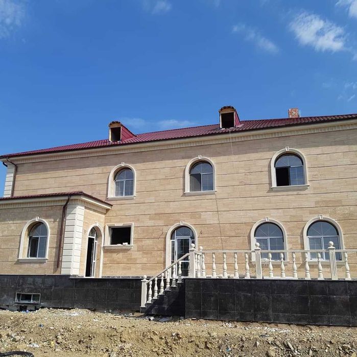 Гранит для фасада и лестниц в Астане.