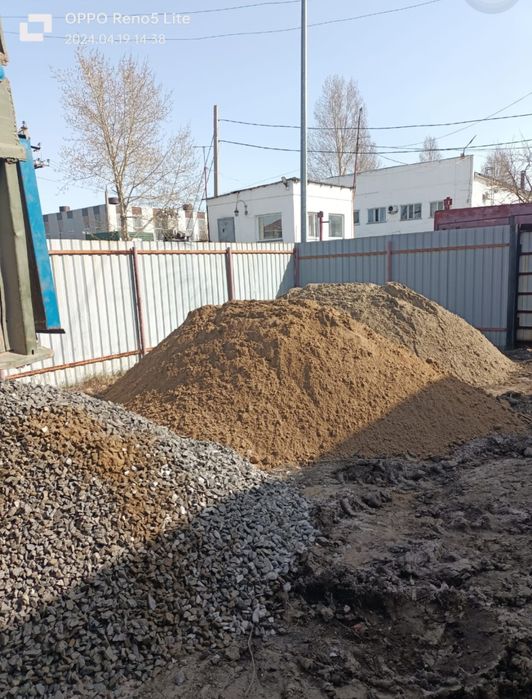 Доставка песок, щебень,пгс,отсев