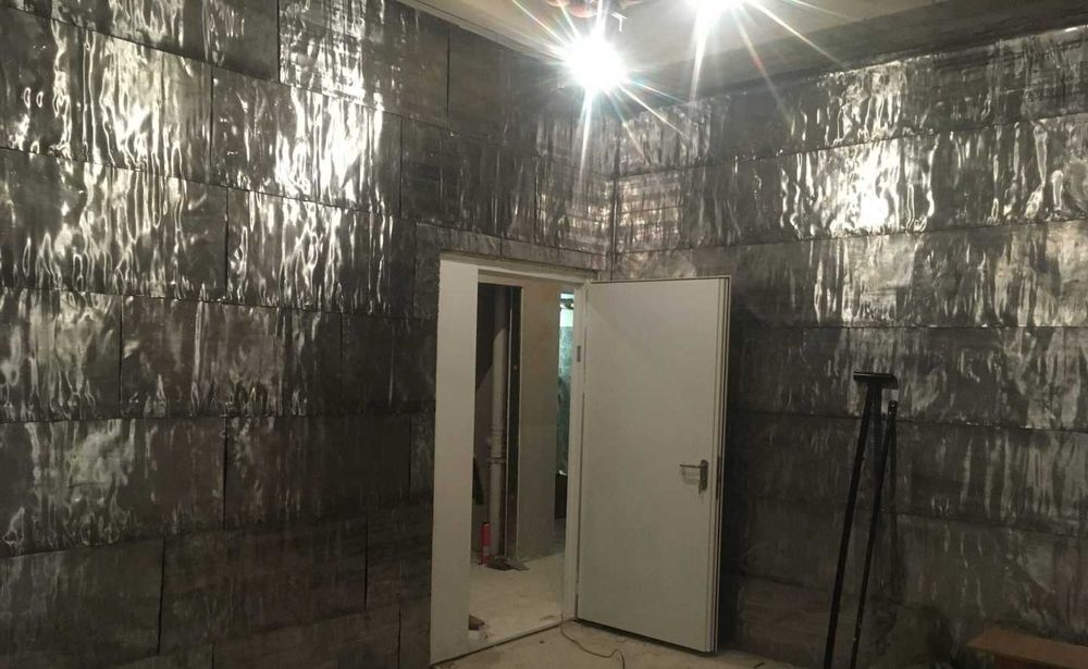 облицовка свинцовым листом  рентген кабинеты