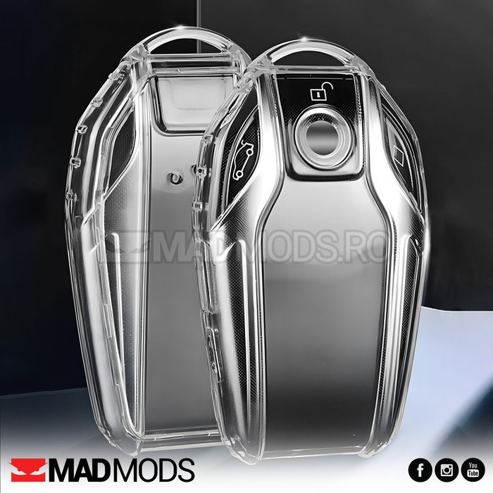 Husa transparenta slim protectie cheie BMW Seria 1 2 3 4 5 6 7 8 X i M