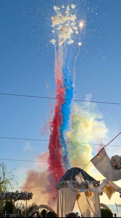 Artificii colorate, de zi, artificii, pentru cununii, gender reveal