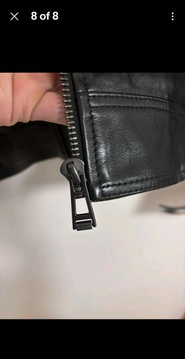 Geaca piele neagra Belstaff marimea 54