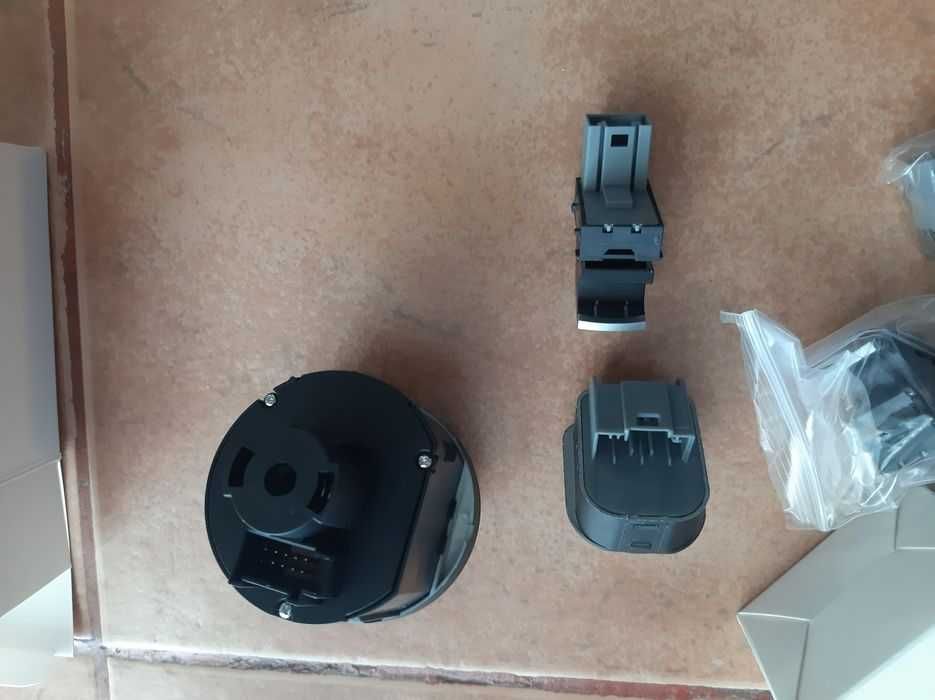 Boc lumini, comanda reglaj oglinzi rabatabile, buton geamuri VW Audi