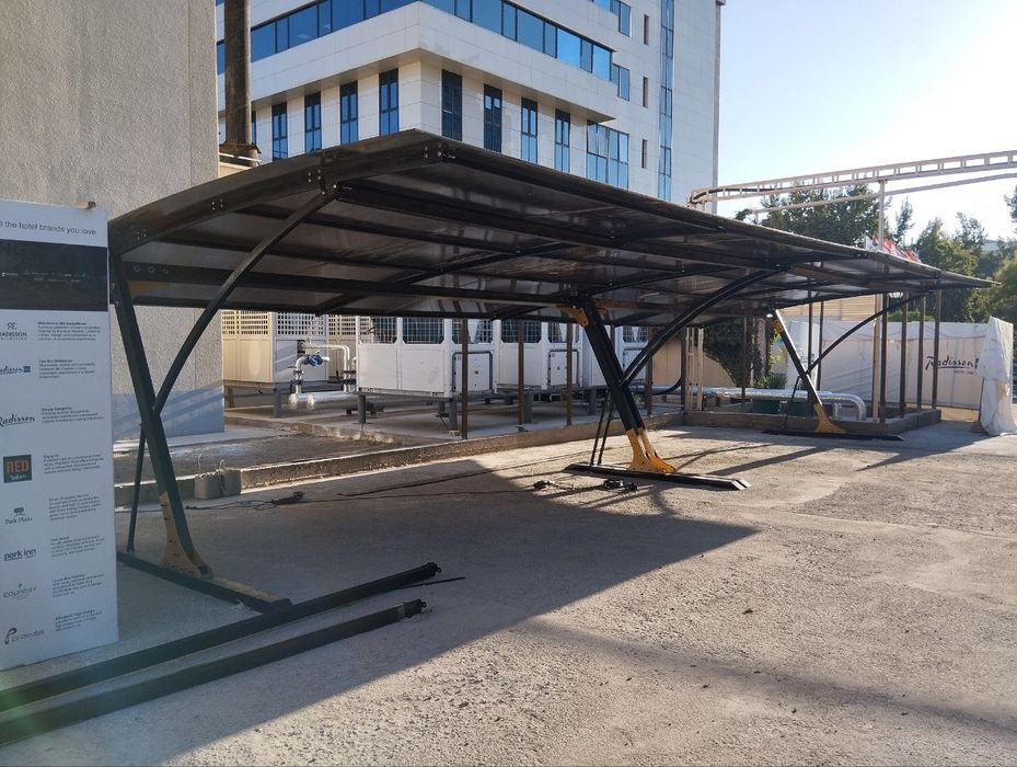 Автонавесы на болтах