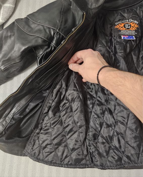 Geaca Moto Piele, Bikers Gear Australia XS(34)
