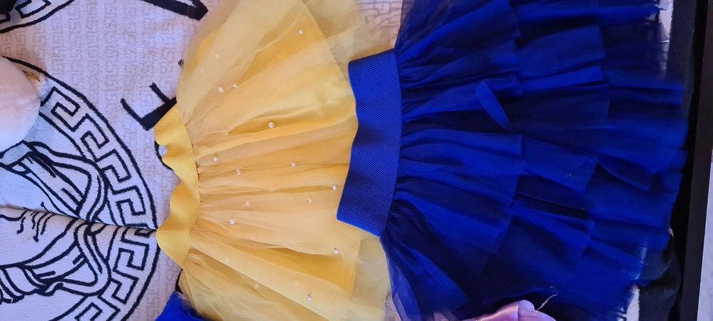 Юбки пышные для девочек синий остался