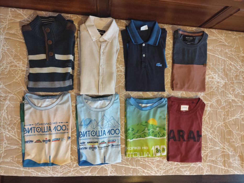 Тениски и горни дрехи размер S и М/M. Витоша 100 тениски