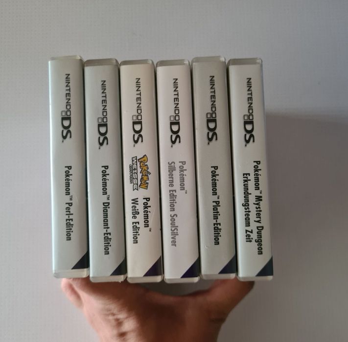 Carcase Jocuri Pokemon Nintendo Ds Originale Cu Manuale Limba Germana