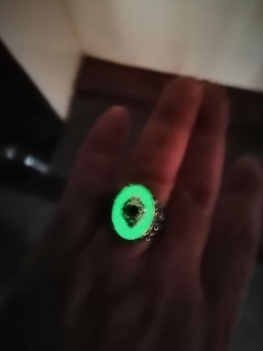 Два сребърни пръстена със позлата