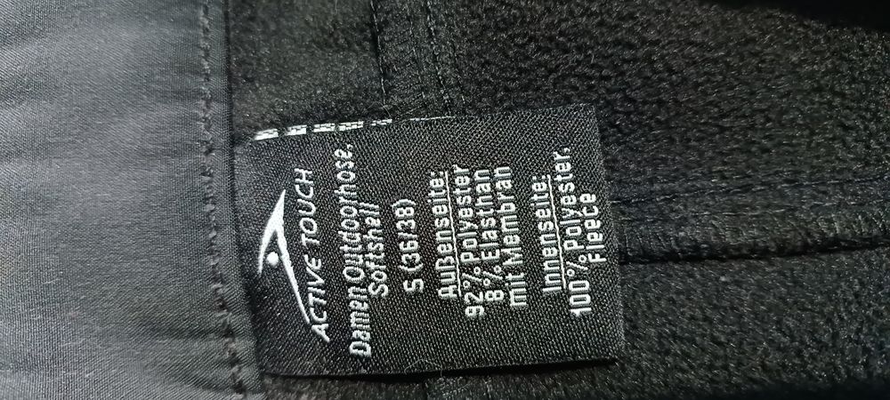 Pantaloni softshell Active Touch, femei, marimea S(36-38)