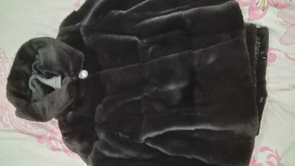 Шуба из меха норки