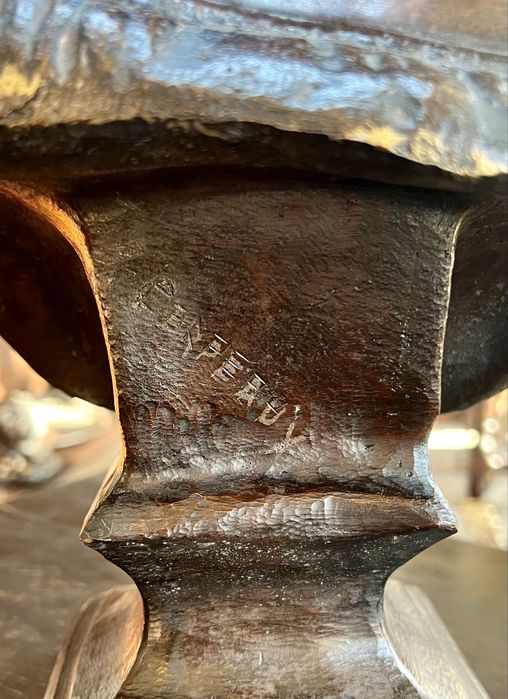 Sculptură Bust din Bronz *** vintage / antic / vechi / retro ***