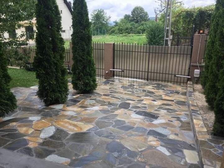 Piatra naturala de munte de Grecia 100%. Lucrez în toată Țara