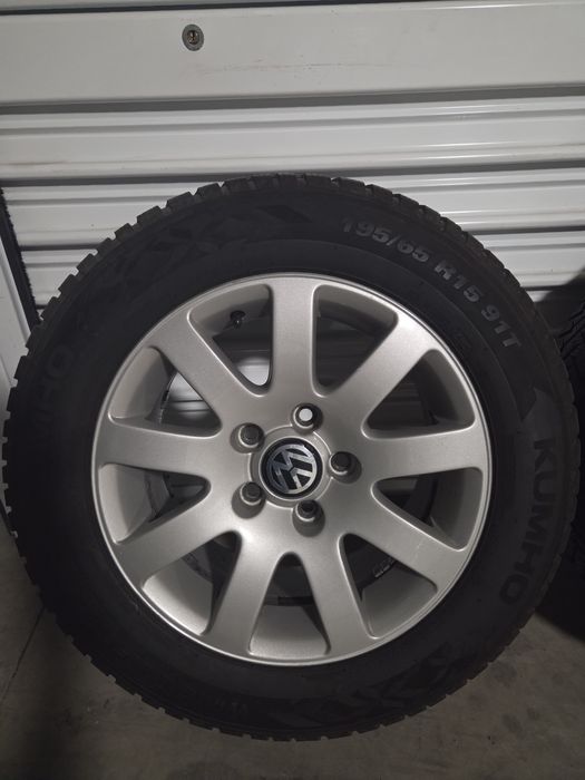 Джанти 15" 5x112 7J ET37 със зимни гуми 195/65R15 | VW AUDI SEAT SKODA