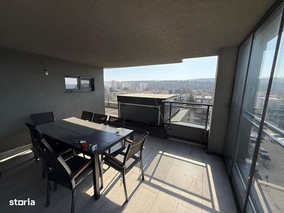 Apartament bloc NOU,4 camere,3 bai,2 terase,parcare privată