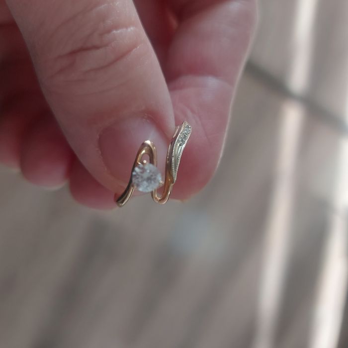 Золотые серьги золото 4гр